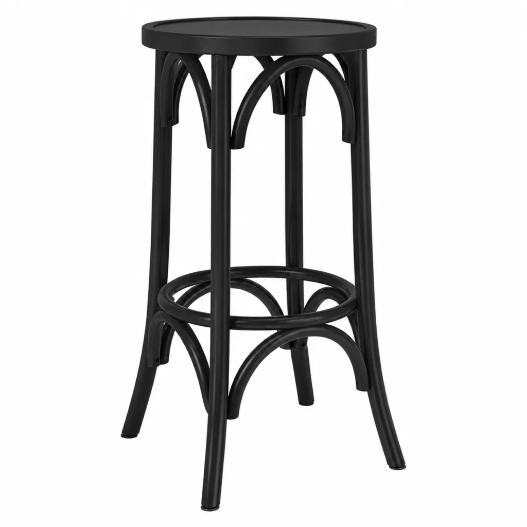 Bentwood Barstool – Black