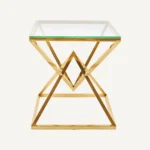Topaz Square Coffee Table – Gold