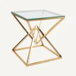 Topaz Square Coffee Table – Gold