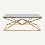Topaz Rectangle Coffee Table – Gold