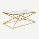 Topaz Rectangle Coffee Table – Gold