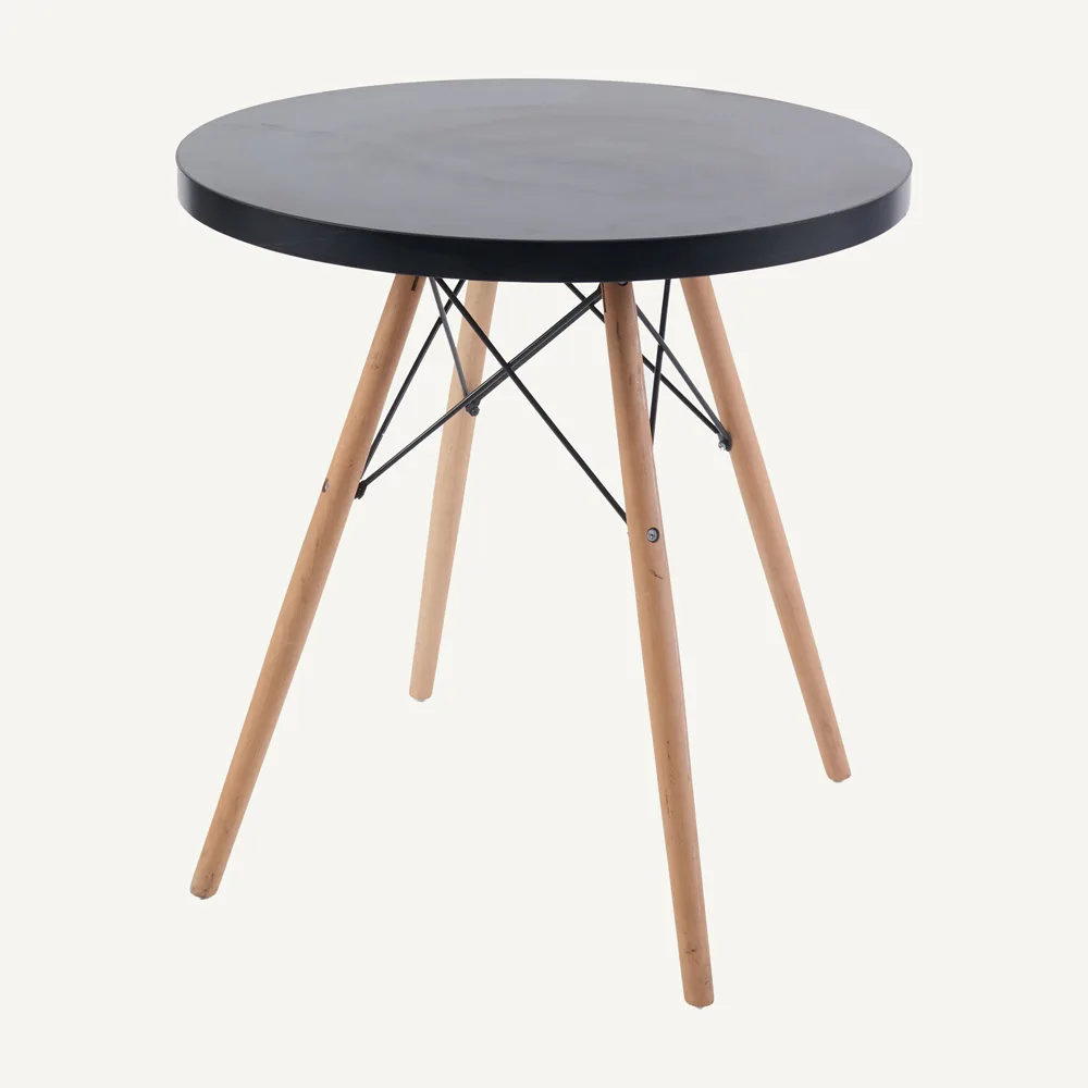 Tulip Meeting Table Round – Black