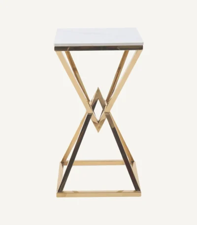Topaz Side Tables – Gold