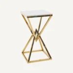 Topaz Side Tables – Gold