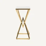 Topaz Side Tables – Gold