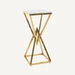 Topaz Side Tables – Gold