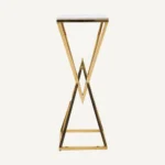 Topaz Side Tables – Gold