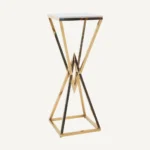 Topaz Side Tables – Gold