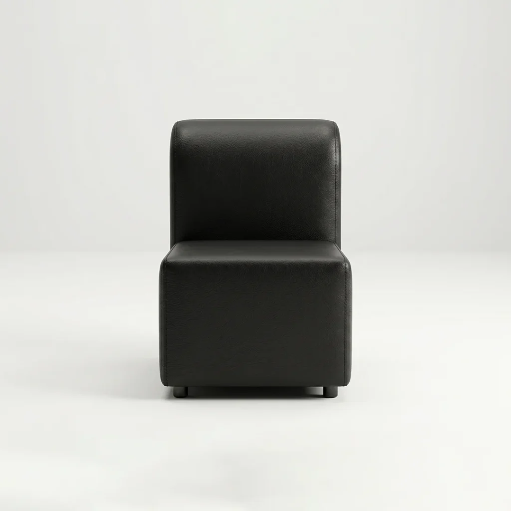 Maria One Seater Sofa – Black