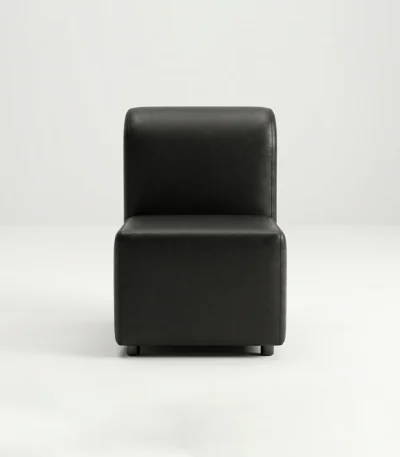 Maria One Seater Sofa – Black
