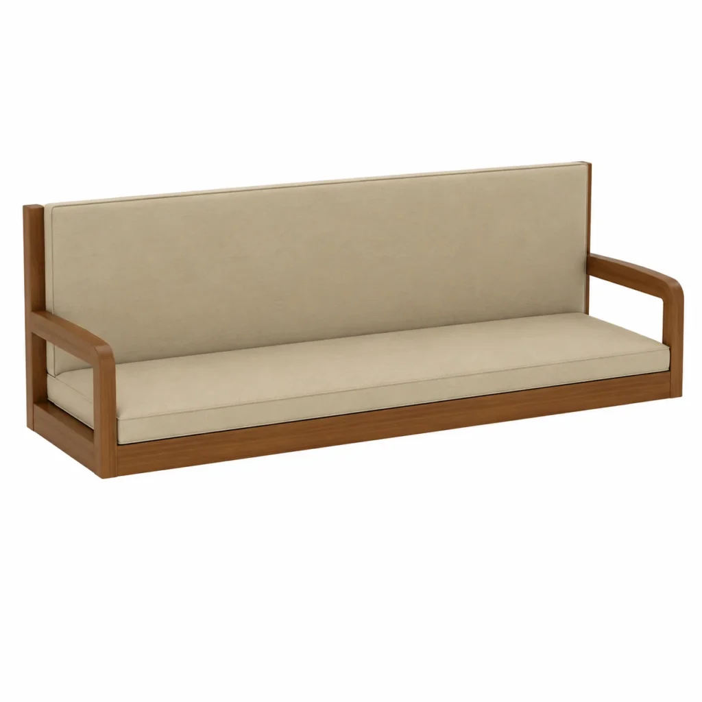Mudeer Floor Bench – Beige