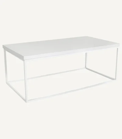 Tron Rectangle Coffee Table – White