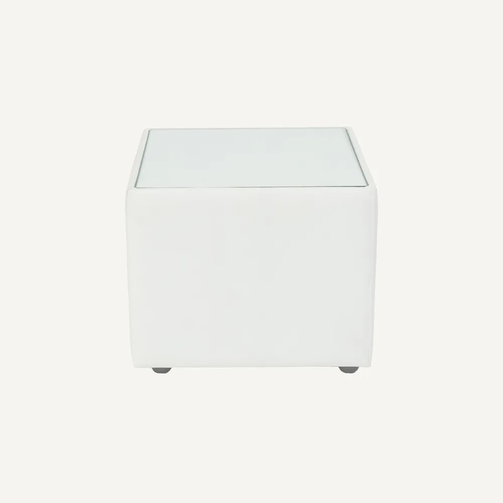 Ulfa Square Coffee Table – White