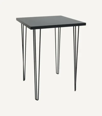 Hairpin Square Cocktail Table – Black