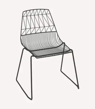 Simplicity Wire Chair – White