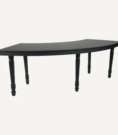 Majestic Half Moon Dining Table – Black