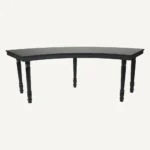 Majestic Half Moon Dining Table – Black