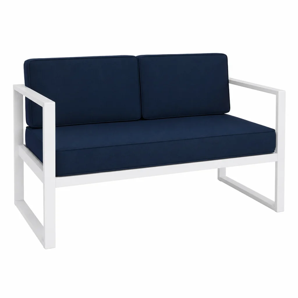 Troy Two Seater Sofa – Blue