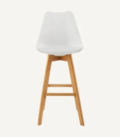 Tulip Bar Chair – White