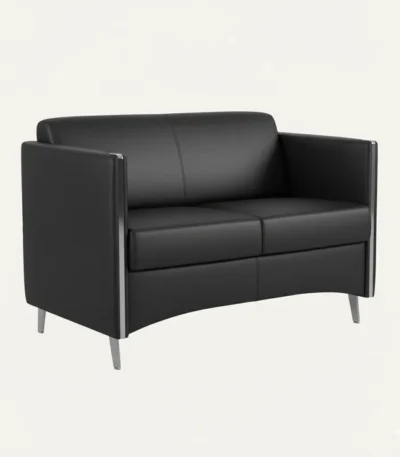 Director Two Seater Sofa – Black