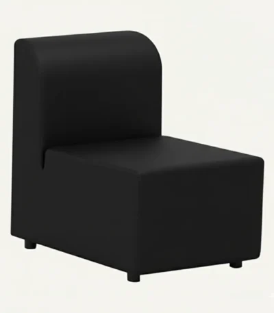 Maria One Seater Sofa – Black