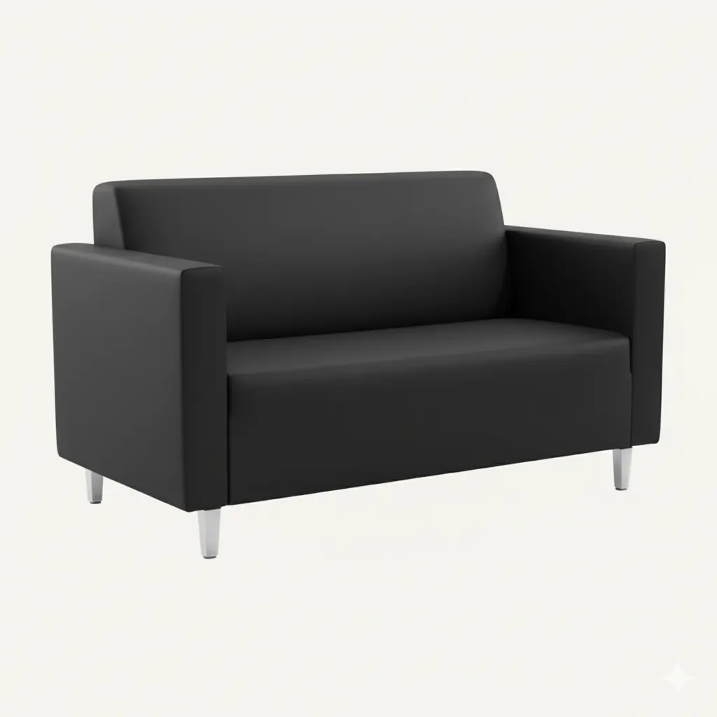 VIP Two Seater Sofa – Black