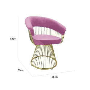 Array Wire Chair - Pink