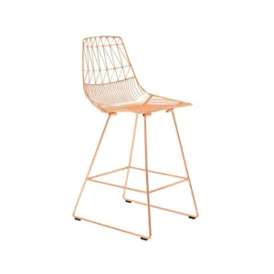 Arrow Wire Bar Chair - Rose Gold