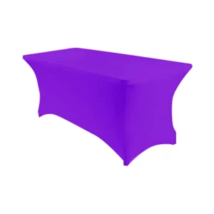 Banquet Rectangle Table - Purple