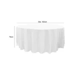 Banquet Round Table – White