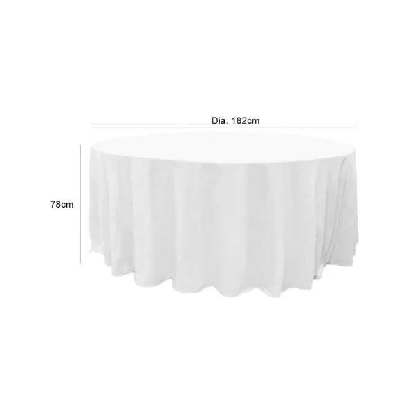 Banquet Round Table - White