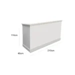Bar & Reception Counter – White