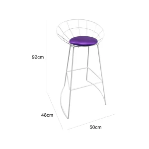 Bask Bar Chair - White