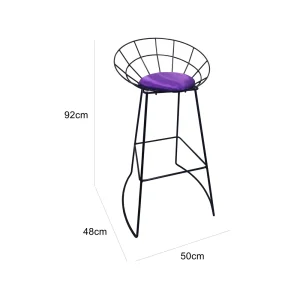 Bask Bar Chair - Black