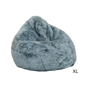 Fur Beanbag - Grey