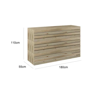 Bench High Reception Table