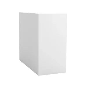 Boxy Side Box - White