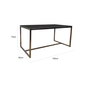 Bronze Coffee Table - Black