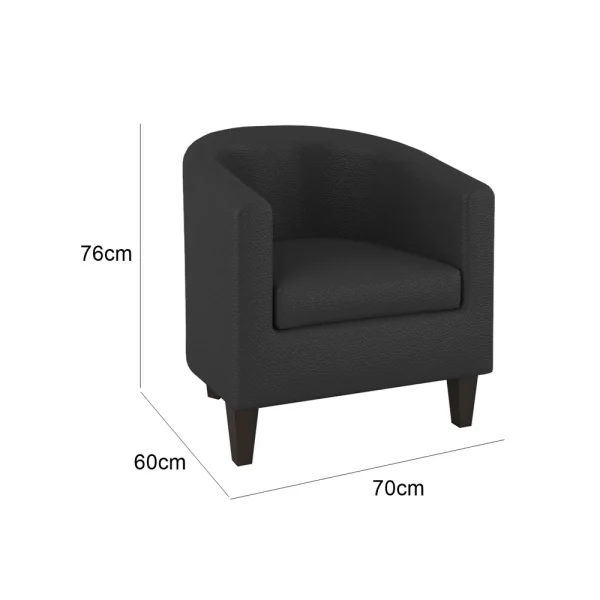 Bucket Sofa - Black