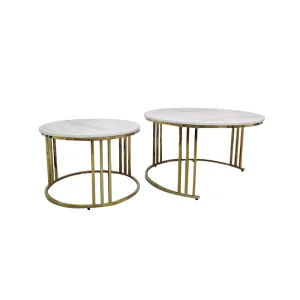Chip Coffee Table - Gold