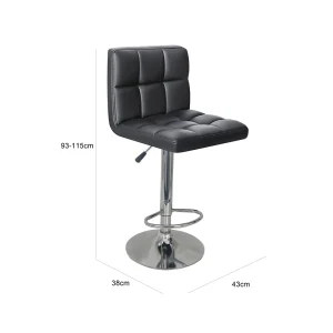 Comfy Barstool - Black