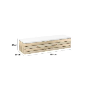 Crate Bench - White