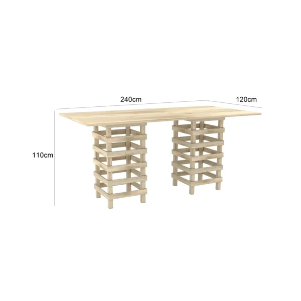 Crate Dual Base High Table