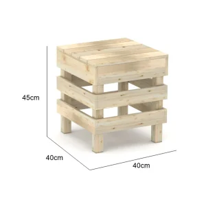 Crate Ottoman Square