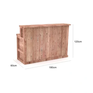 Crate Rustic Bar Counter