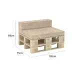 Create Square Bolster Seating – Beige