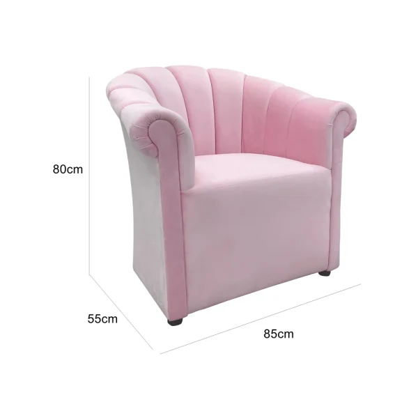 Daisy Single Seater Sofa - Pink
