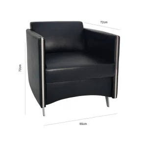 Director One Seater Sofa - Black