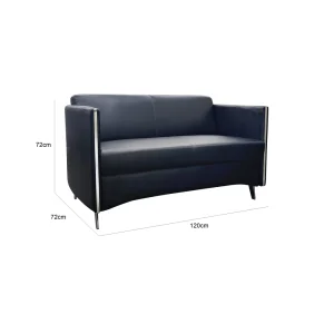 Director Two Seater Sofa - Black