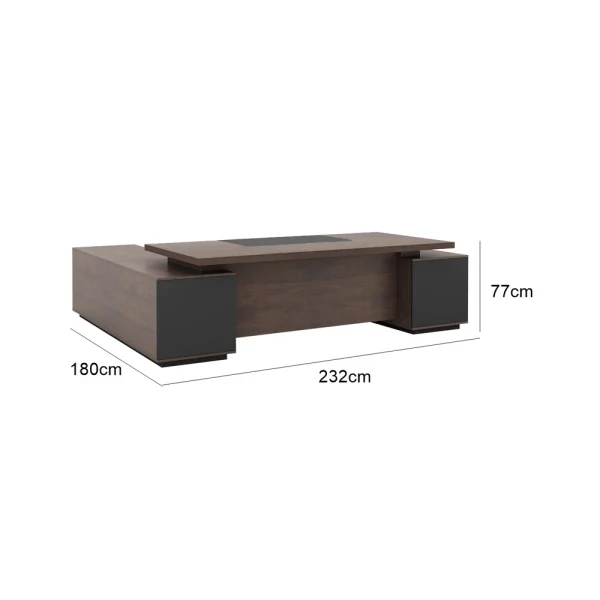 Executive Office Desk - Brown